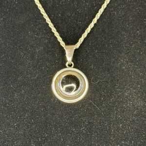 Black Onyx Silver Pendant (925)